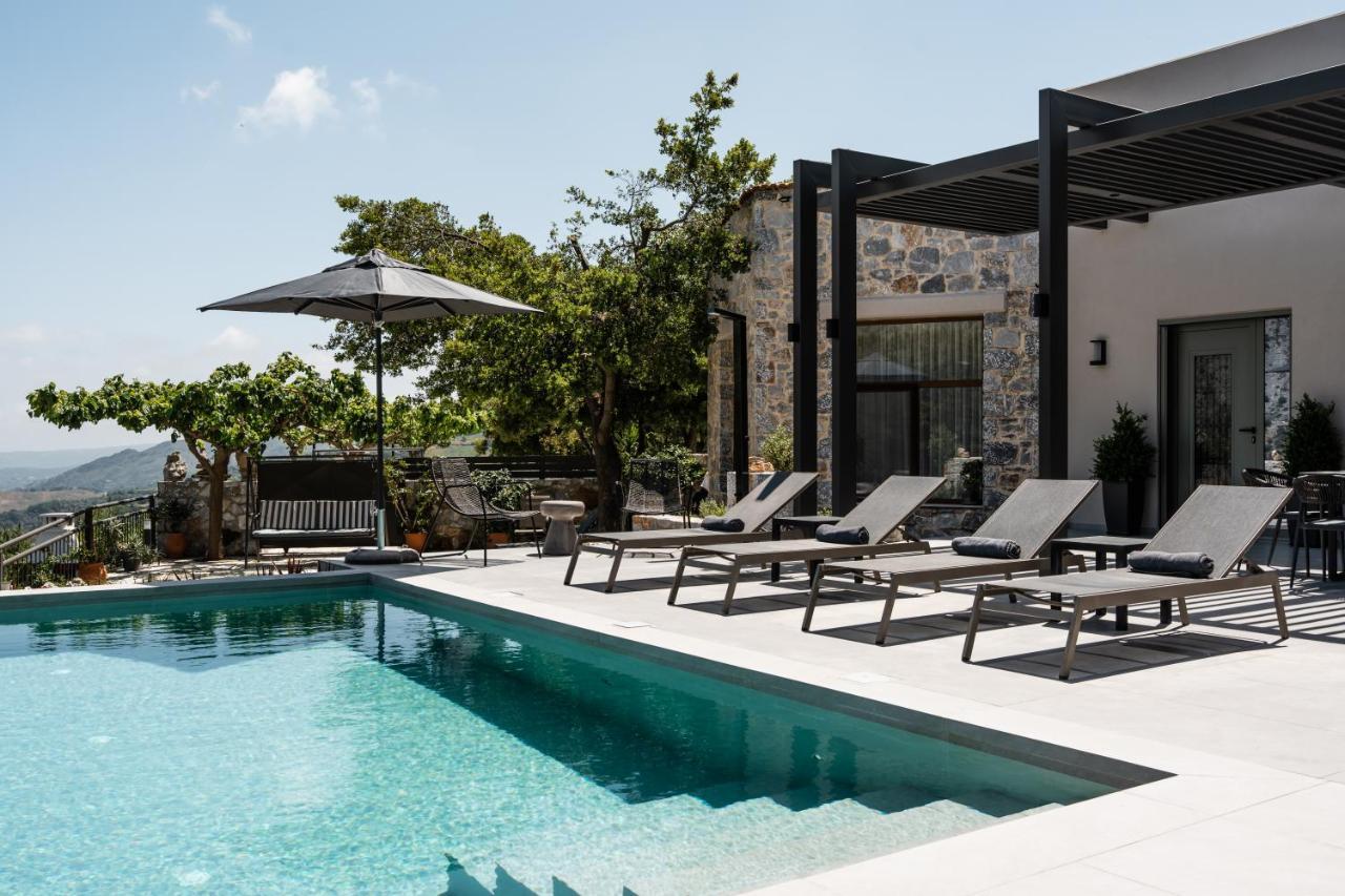 Eumelia Iconic Villa, With Heated Pool & Whirlpool, By Thinkvilla Asi Gonia Luaran gambar
