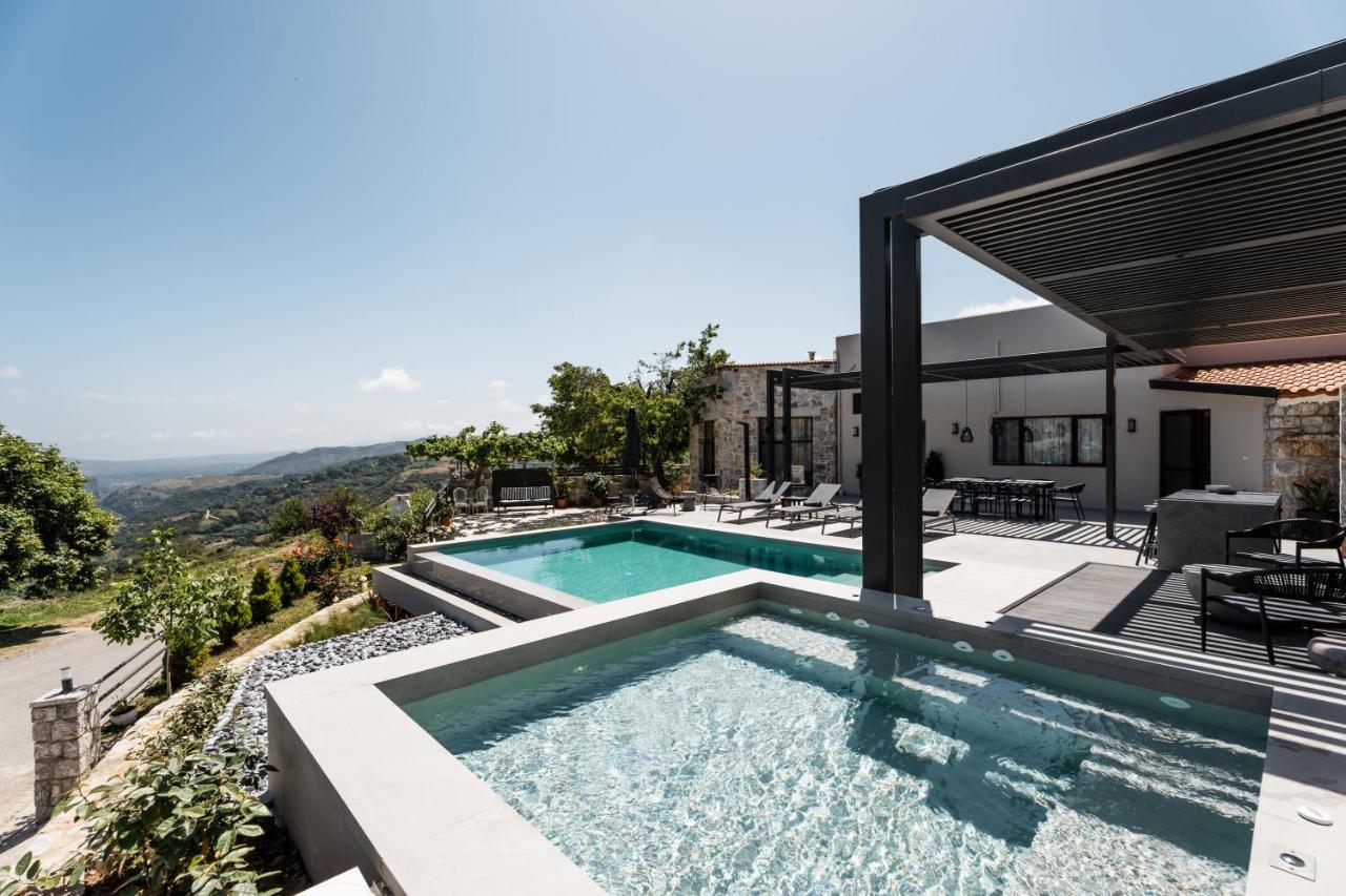 Eumelia Iconic Villa, With Heated Pool & Whirlpool, By Thinkvilla Asi Gonia Luaran gambar