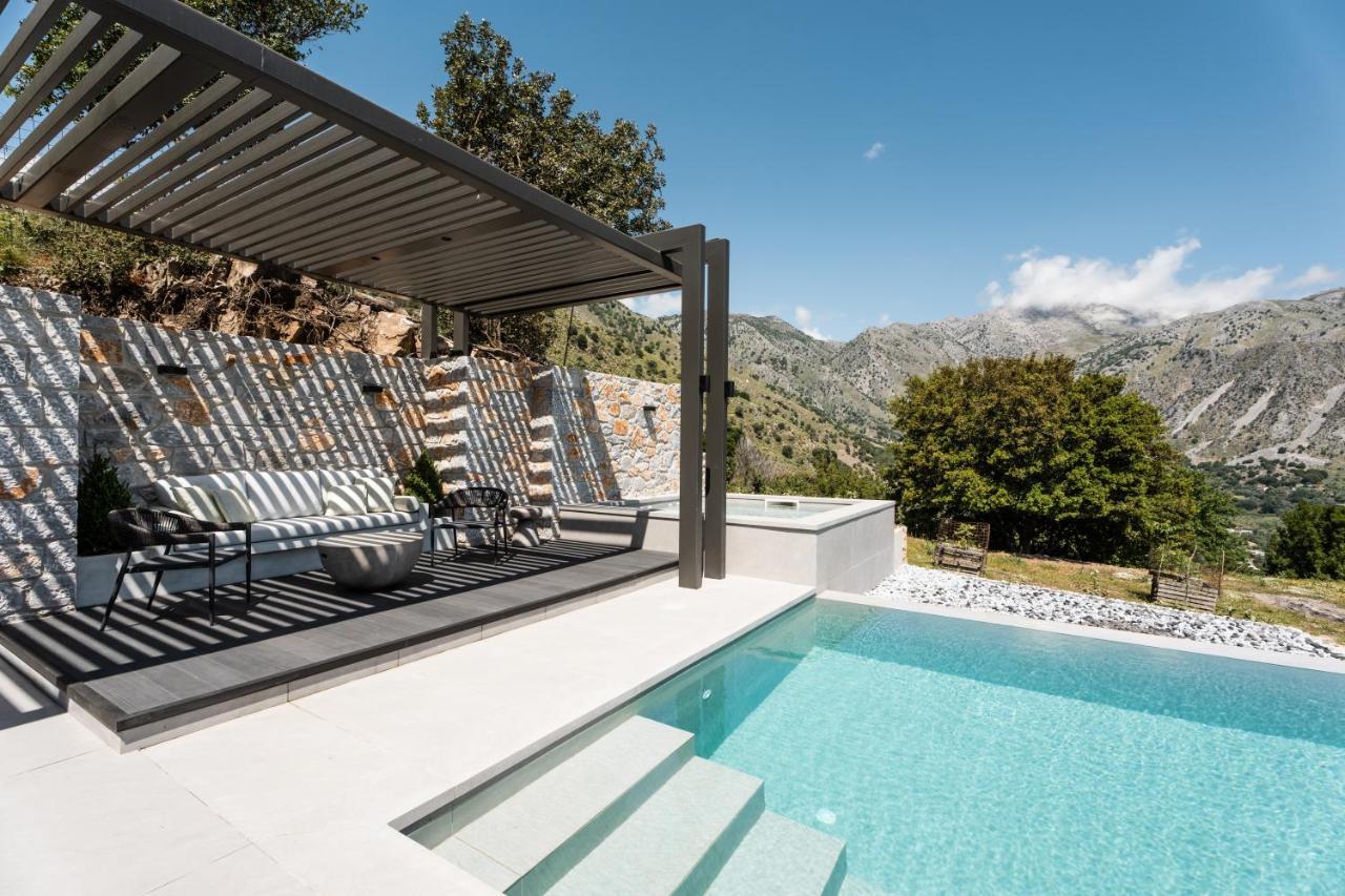 Eumelia Iconic Villa, With Heated Pool & Whirlpool, By Thinkvilla Asi Gonia Luaran gambar